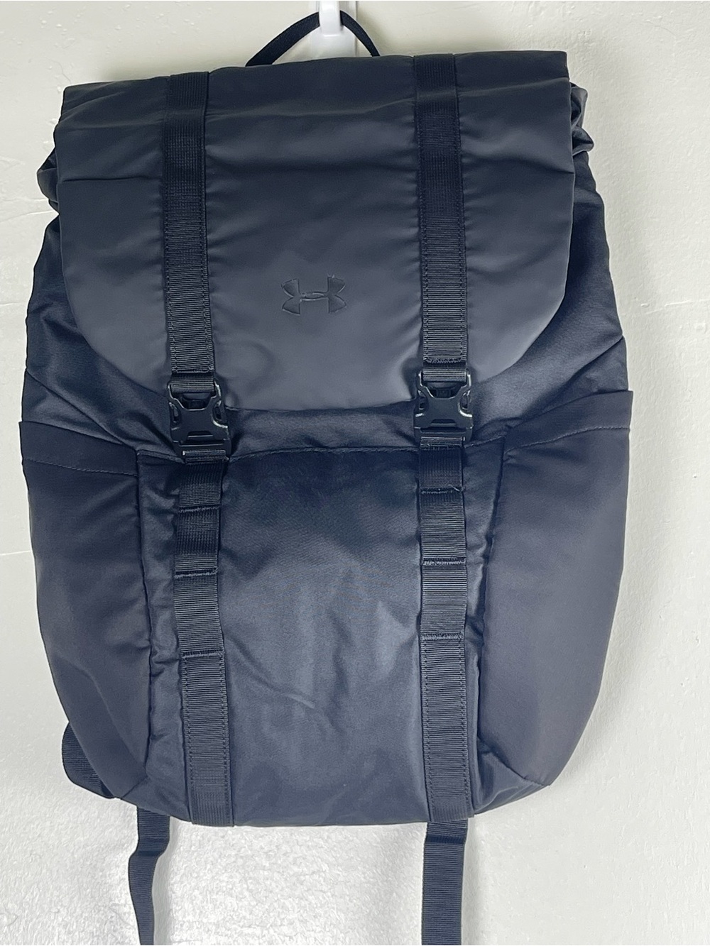 Under Armour Black Rolltop Buckle Backpack